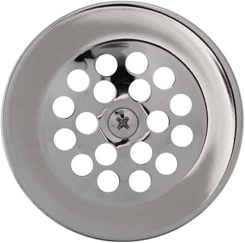 Westbrass Gerber Style Bee-Hive Tub Strainer Grid with Screw, Polished Chrome, Model D327-26