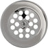 Westbrass Gerber Style Bee-Hive Tub Strainer Grid with Screw, Polished Chrome, Model D327-26