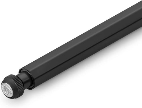 Kaweco SPECIAL Mechanical Pencil, Black, 0.9 mm, Premium Aluminium, 14 cm, Refillable with Eraser