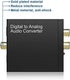 192KHz 3.5mm PS4 DAC Digital to Analog Audio Converter, Optical to RCA Adapter with Coaxial Cable, Toslink Optical