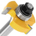 1/4 Inch Set 1-1/4" Shank Adjustable Tongue & Groove Router Bit Stock Woodworking Cutting Milling Tools for Doors