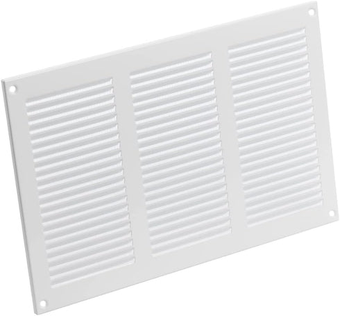 EUROPLAST 12x8 inch Vent Cover | White Register Vent Cover with Screen Mesh for HVAC Home Improvement