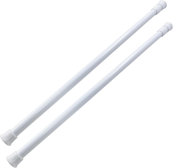 Waziaqoc 2 Pack Window Security Bar, 17-27.6 Inch Extendable Tension Rods for Bathroom
