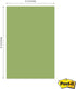 Trendy Spring Sage Sticky Note Pads, 4" x 6", Recycled, Set of Six Pads, 50 Sheets Each, Made in The USA