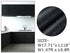 17.7"x118" Black Wood Peel and Stick Contact Paper Self Adhesive Wallpaper for Wall Countertop Cabinet Shelf Home