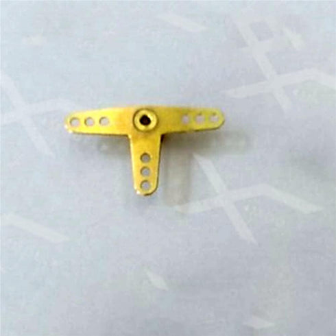Delmitan 1PCS 2MM Replacement Part For Metal Brass Aperture Rudder Rocker Arm For Simulation RC Boat Models Accessories