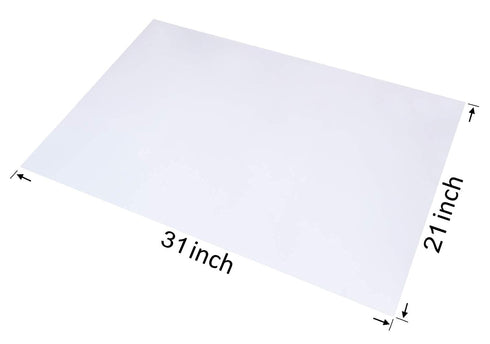 Wowfit 10 CT Clear Plastic Flat Poly Bags, 21x31 Inches, Food-Grade Multi-Purpose Bags for Storage