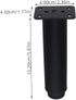 4pcs TEHAUX Furniture Leg Risers Metal Bed Frame Legs Adjustable for Sofa Dresser Tv Stand Leveling Feet