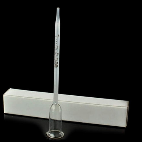 caralin 13cm Wine Making Alcohol Meter Tester for Wine Alcohol Alcohol Meter Tester Transparent