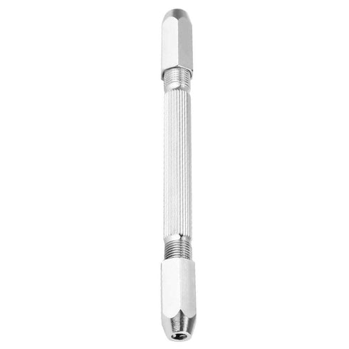 0-3mm Double End Hand Drill, Mini Micro Manual Gimlet Double End Pin Vice Drill for Drilling Wood