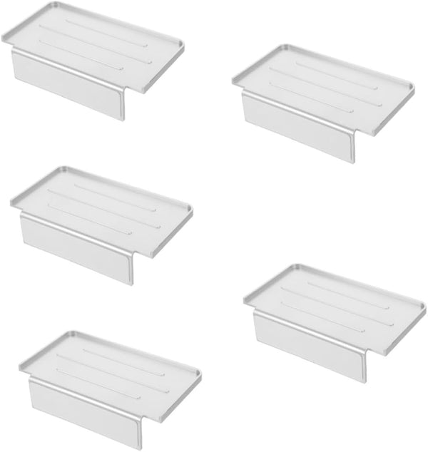 Generic 5pcs Wall Mounted Phone Holder Shelf for Bathroom Easy Installation No Drilling