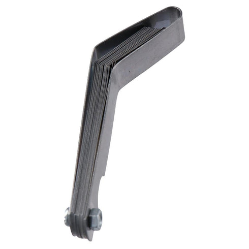 Offset Feeler Gauge, Stainless Steel Measuring Tool for Gap Width/Thickness, Durable Curved Feeler Gauge Woodworking