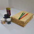 Deckle Papers 150 Size-A4 Pack of-50-Brown Handmade Deckle Edge Printer Friendly Blank Paper Mixed Media Loose Leaf