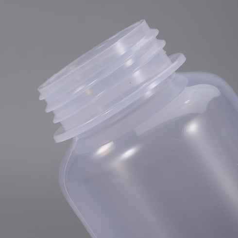 8.4 oz Wide Mouth Lab Reagent Bottle, Laboratory Grade Chemical Container, Sealed Leak-proof Clear PP Bottle, 2 Pcs