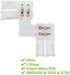 10pcs Pack 2 90 10mm 5050 5630 LightingWill L Shape Solderless Snap Down Pin LED Strip Connector for Right Angle Corner