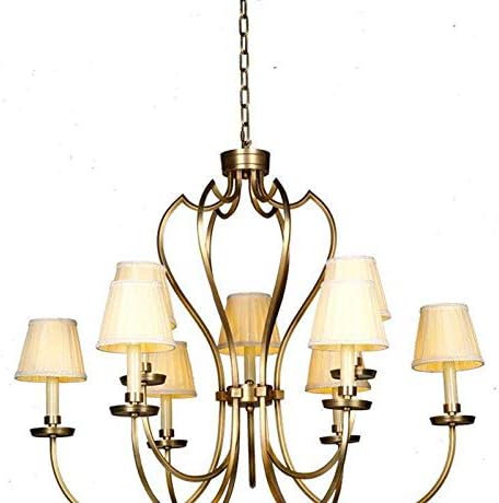 (24",Dark Metal Lighting Chian, Heavy Pendant Lamp Fixture Chain Gold)