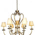 (24",Dark Metal Lighting Chian, Heavy Pendant Lamp Fixture Chain Gold)