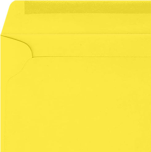 LUXPaper 9 x 12 Booklet Envelopes | Citrus Yellow | 80lb. Text | 50 Count