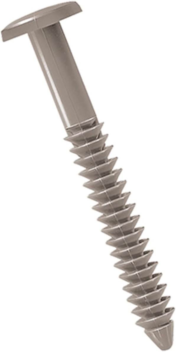3" Shutter-Lok's for Vinyl Shutters, 008 Clay (4/Bag)