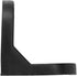 20 2 90 Pcs Small Round L Bracket, Holes Black Plastic Furniture Corner Brace Degree Angle Brackets with Screws