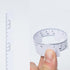 4 Pack Pd Ruler Pupil Measurement Tool, Printed Plastic Pupil Ruler for Left-Hand or Right-Hand Use, Pupillometers