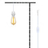 DBKMPZ Cable,15ft E26/E27 Hanging Lantern Extension Cord Plug in Pendant Light, Extension Hanging Lantern Cord Cable