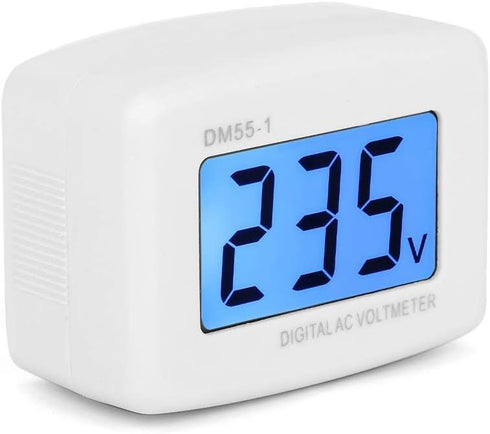 Diyeeni 1Pcs Plugin LCD Digital AC 80300V Voltmeter DM551 for Household Electrical Instruments Voltage Testers