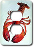 3dRose lsp_4480_6 2 LLC Lobster, Plug Outlet Cover