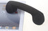 Wireless Retro Telephone Handset and Radiation-Proof Headset Receivers for Mobile Phone, Comfortable Call, Black