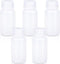 2 oz Wide Mouth Lab Reagent Bottle, 5 Pcs, Leak-proof Translucent HDPE Chemical Container, Pill Bottle