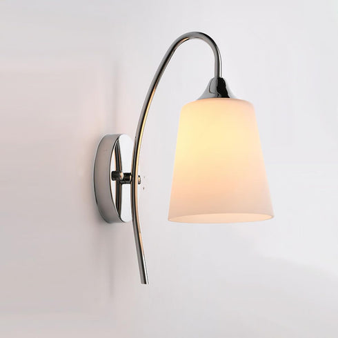 BESPORTBLE Contemporary Clear Wall Sconce Bedroom Light Fixture Creative Ceiling Lamp Warm Energy-Saving Decorative