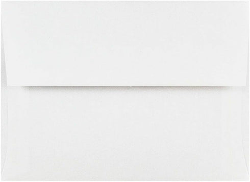 LUXPaper A6 Invitation Envelopes | 70lb. Text | Bright White | 4 3/4" x 6 1/2" | 250 Qty