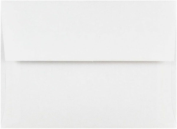 LUXPaper A6 Invitation Envelopes | 70lb. Text | Bright White | 4 3/4" x 6 1/2" | 250 Qty