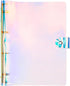 Laser A4 Soft PVC Budget Binder, 4-Ring Refillable Planner Cover with Snap Button Closure