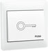 TOPENS TC147 Wall Push Button, Flush Mounted Wired Release Switch for Automatic Gate Opener