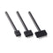 Leather Round Hole Punching Tool, 3pcs Prong Punch Tool Set with 2/4/6 Prong Options for DIY Leather Craft