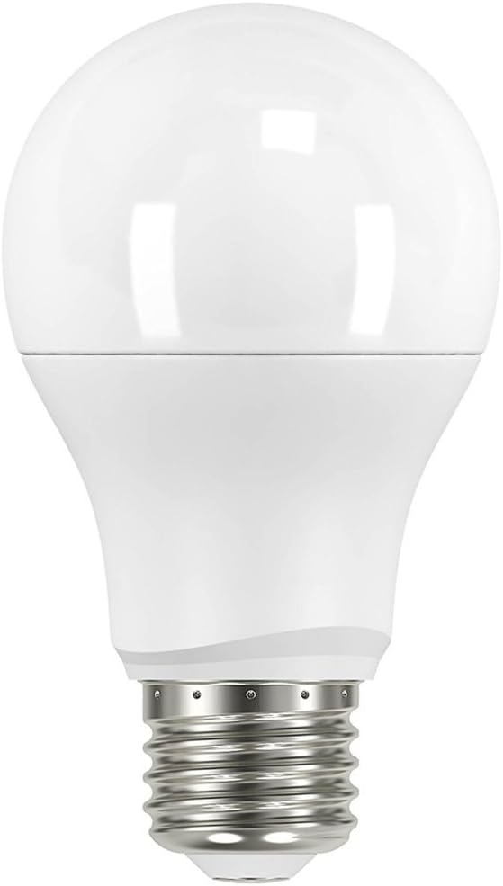 6 Pack Satco S9593 9.5 Watt Non-Dimmable Frosted 2700K Warm White LED A19 Light Bulb - Medium Base (60w Equivalent) by Satco