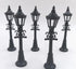 BILIJIN Crown-Shaped Mini Street Lamp, Decorative Table Lamp, Mini Landscape for Christmas Decoration