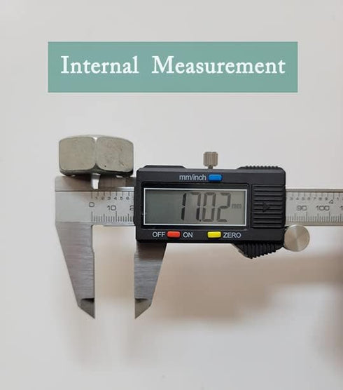 Digital Caliper: YKLSXKC 0-6" Electronic Measuring Tool with Large LCD Screen