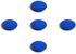 High Powered Magnets for Glass Dry-Erase Boards, Set of 5 in Blue