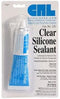 CRL Clear Silicone Sealant in 3 Fl. Oz. Squeeze Tubes by CRL