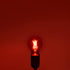 LUXRITE A19 Edison LED Red Light Bulb 4.5W (60W Equivalent) Colored Glass Filament E26 Standard Base
