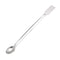 uxcell 2Pcs Lab Sampling Reagent Spoon - 304 Stainless Steel 2 in 1 Double Head Mixing Spatula 150mm