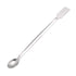 uxcell 2Pcs Lab Sampling Reagent Spoon - 304 Stainless Steel 2 in 1 Double Head Mixing Spatula 150mm