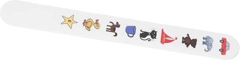 Fixation Stick Vision Tester, Clear Colorful Animal Patterns, Waterproof Coating Thicken, Kids Vision Test Card, 2