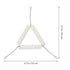 Crucible Triangle, 10pcs Lab Clay Triangle, Mud Triangular Crucible Stand for Chemistry Heating Support