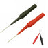 10PCS Multimeter Test Lead Extension Back Probes, Sharp Needle Micro Pin Stainless Steel for Banana Socket Tester