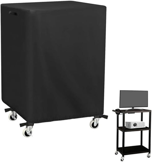 CNANRNANC 210D 72x46x102cm Waterproof Oxford AV Cart Cover Fits Multi-Functional for MEDIA Carts And Presentation