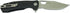 8Cr13MoV 3.63" Honey Badger Knives Large Clip Point Folding Pocket Knife - Steel, Blade, Black FRN Handle - Ball