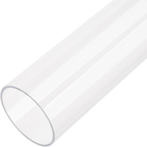 OLYCRAFT 2.2x9.8 Inch Acrylic Tube, Clear Rigid Round Tube for Water Cooling System Supplies and Lamps Accessories